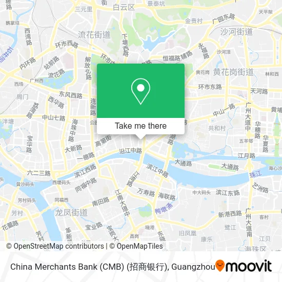China Merchants Bank (CMB) (招商银行) map