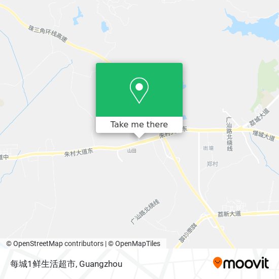 每城1鲜生活超市 map
