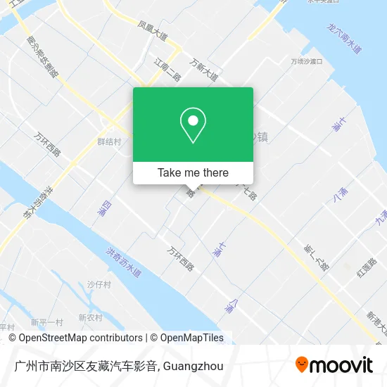 广州市南沙区友藏汽车影音 map