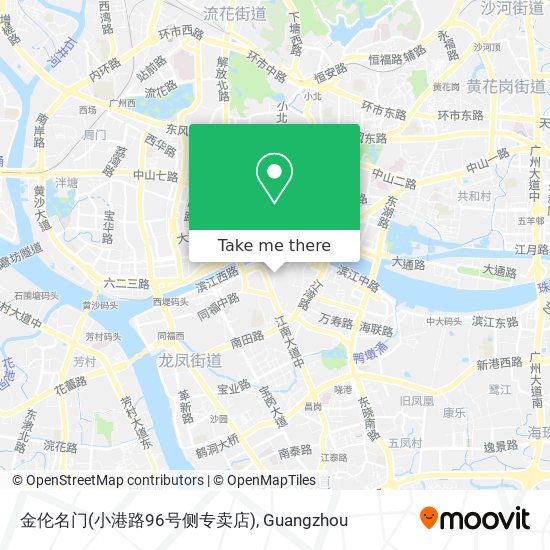 金伦名门(小港路96号侧专卖店) map