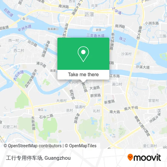 工行专用停车场 map