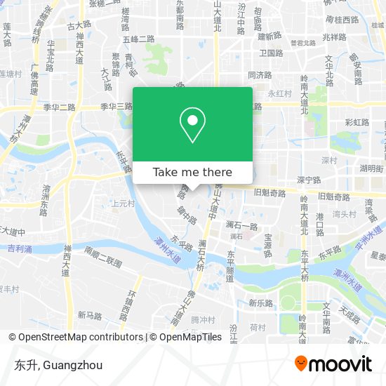 东升 map