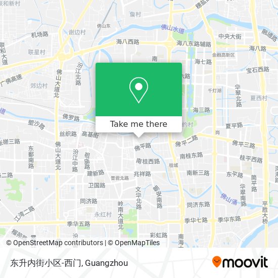 东升内街小区-西门 map