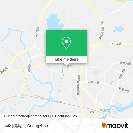 华利模具厂 map