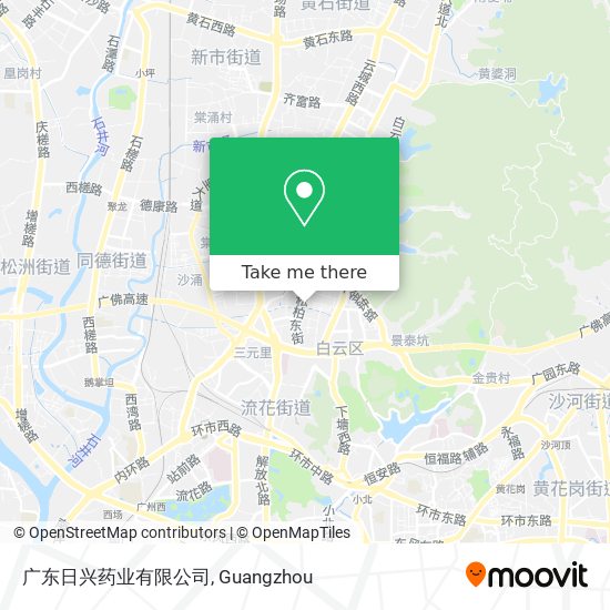 广东日兴药业有限公司 map