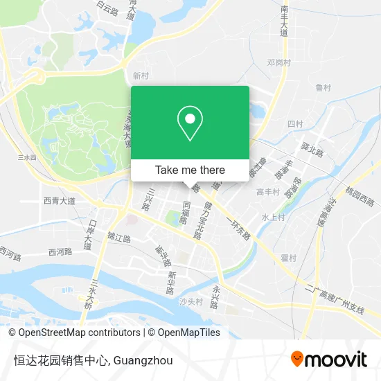 恒达花园销售中心 map