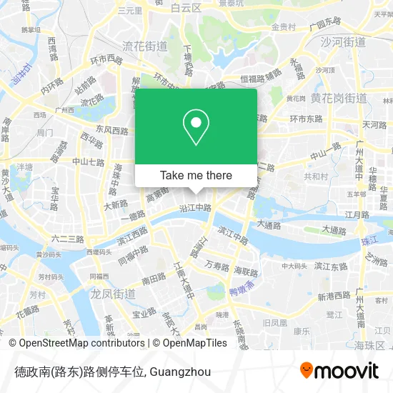 德政南(路东)路侧停车位 map