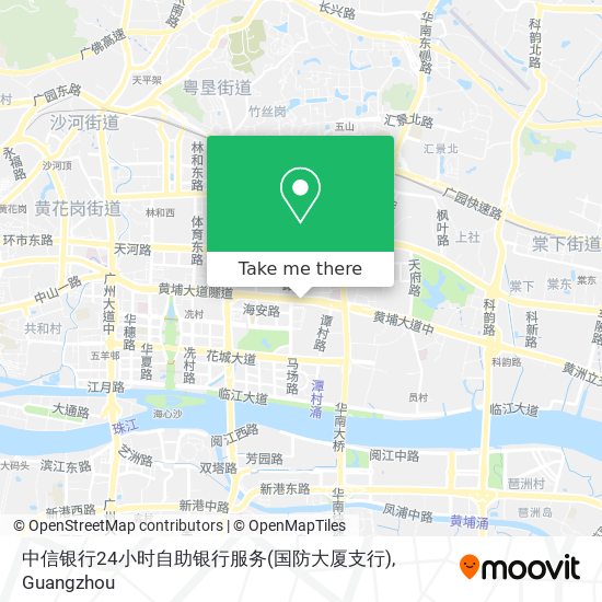 中信银行24小时自助银行服务(国防大厦支行) map