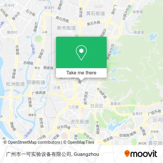 广州市一可实验设备有限公司 map