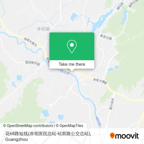花68路短线(赤坭医院总站-站前路公交总站) map
