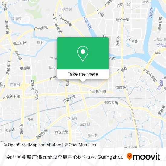 南海区黄岐广佛五金城会展中心b区-a座 map