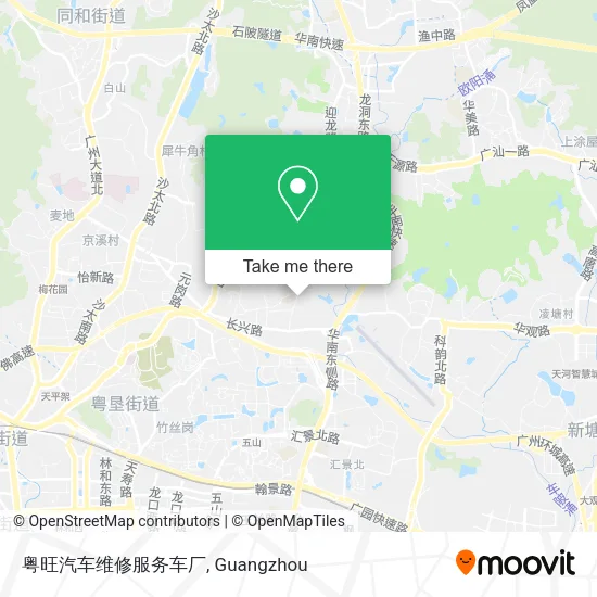 粤旺汽车维修服务车厂 map