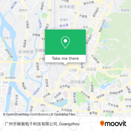 广州市梭索电子科技有限公司 map