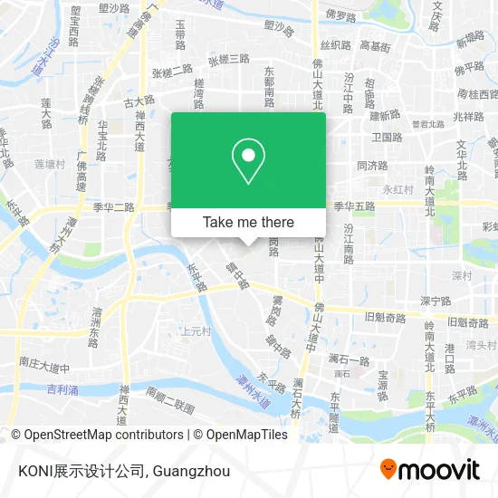 KONI展示设计公司 map