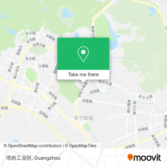 塔岗工业区 map
