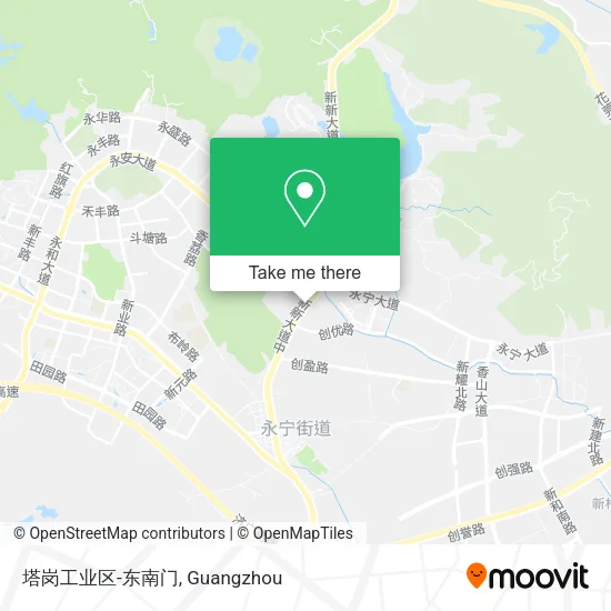 塔岗工业区-东南门 map
