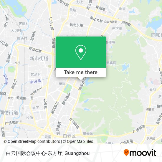 白云国际会议中心-东方厅 map