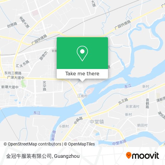 金冠牛服装有限公司 map