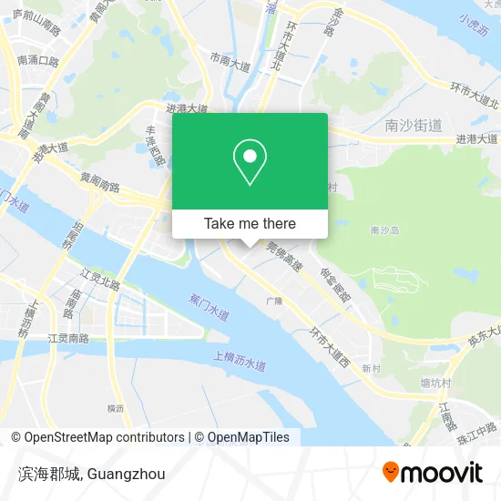 滨海郡城 map