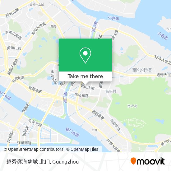 越秀滨海隽城-北门 map
