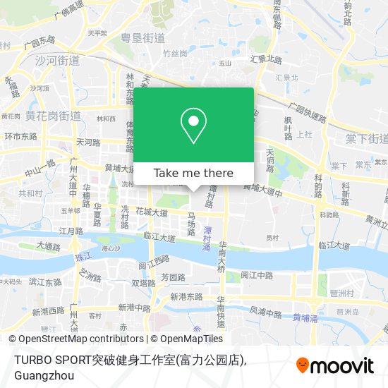 TURBO SPORT突破健身工作室(富力公园店) map