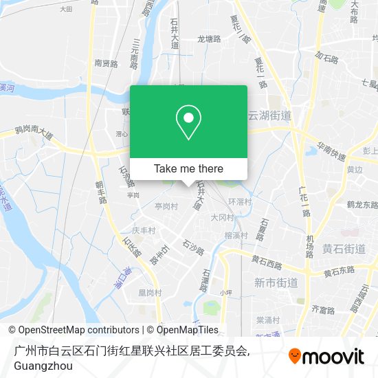 广州市白云区石门街红星联兴社区居工委员会 map
