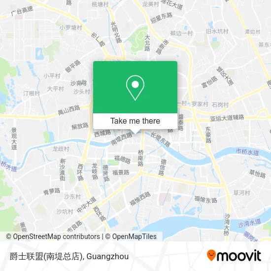 爵士联盟(南堤总店) map