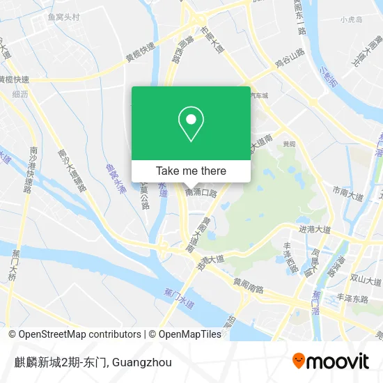 麒麟新城2期-东门 map