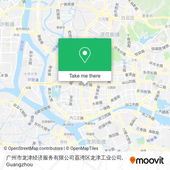 广州市龙津经济服务有限公司荔湾区龙津工业公司 map