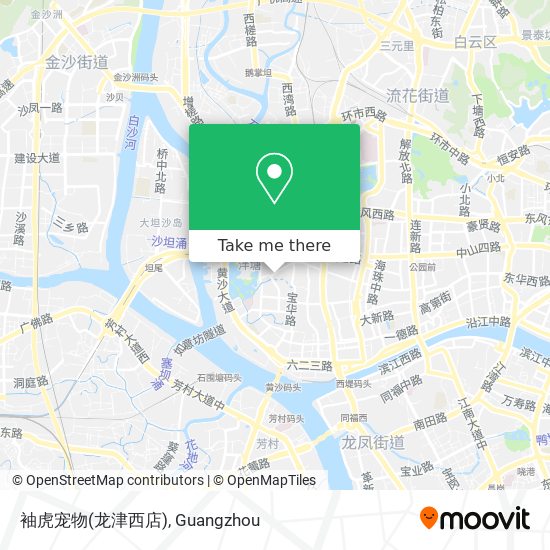 袖虎宠物(龙津西店) map