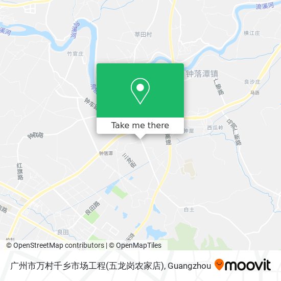 广州市万村千乡市场工程(五龙岗农家店) map