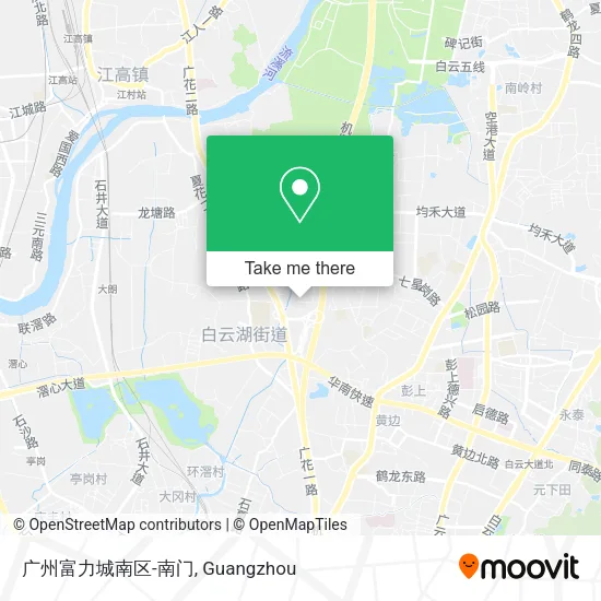 广州富力城南区-南门 map