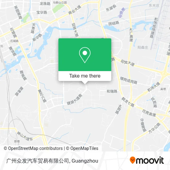 广州众发汽车贸易有限公司 map