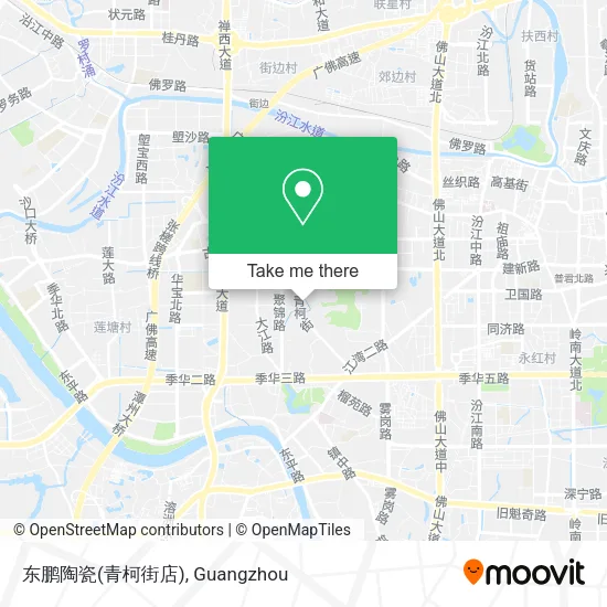 东鹏陶瓷(青柯街店) map