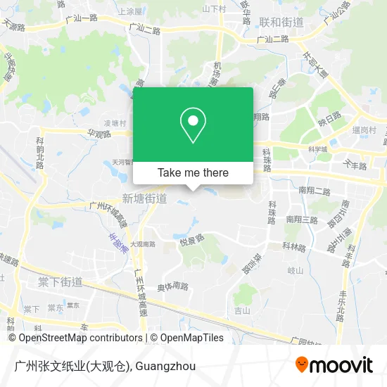 广州张文纸业(大观仓) map