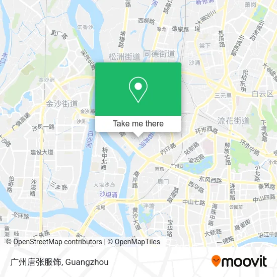 广州唐张服饰 map