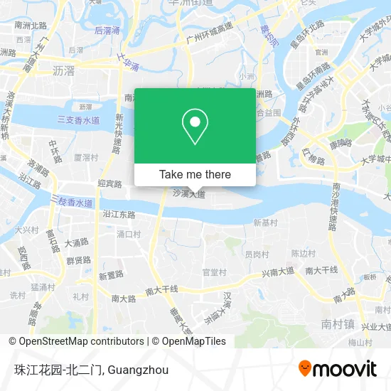 珠江花园-北二门 map