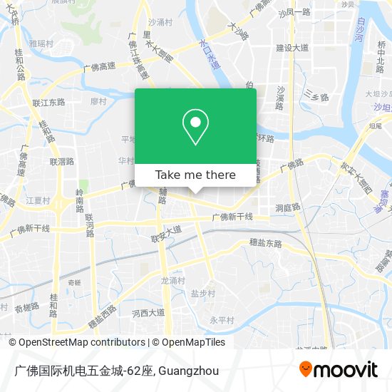 广佛国际机电五金城-62座 map