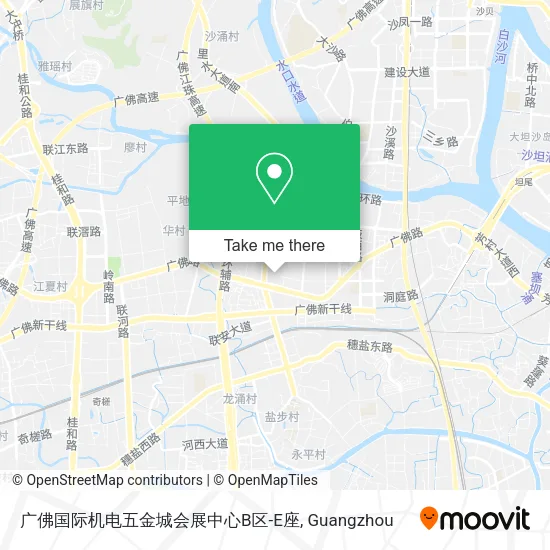 广佛国际机电五金城会展中心B区-E座 map