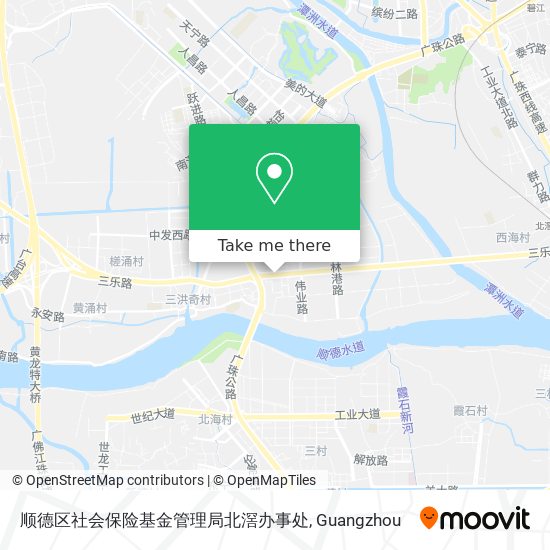 顺德区社会保险基金管理局北滘办事处 map