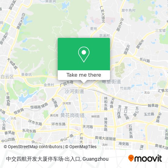 中交四航开发大厦停车场-出入口 map