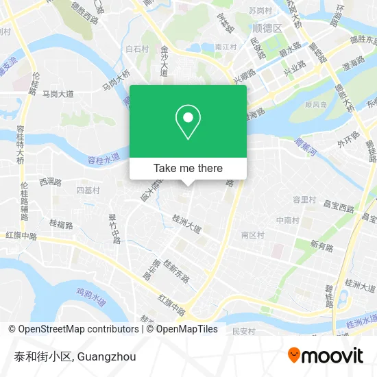 泰和街小区 map