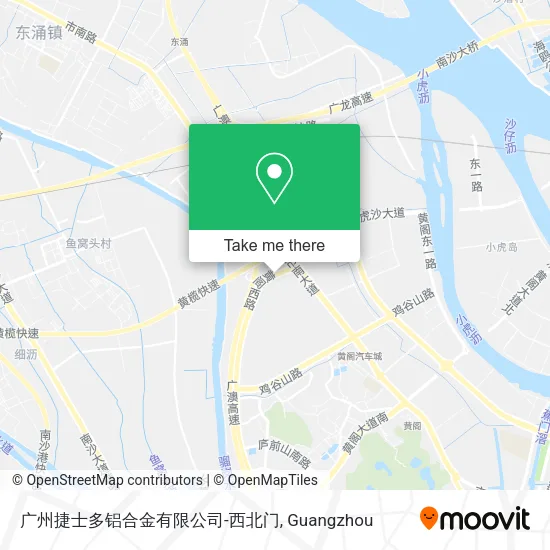 广州捷士多铝合金有限公司-西北门 map