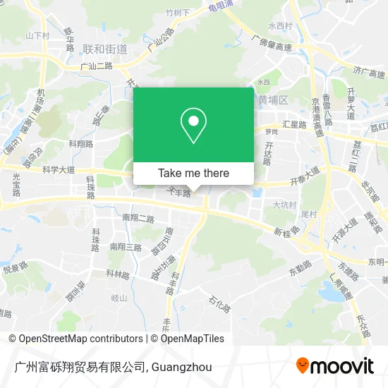 广州富砾翔贸易有限公司 map