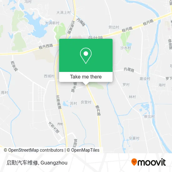 启勤汽车维修 map