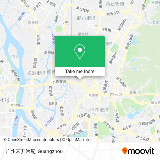 广州宏升汽配 map