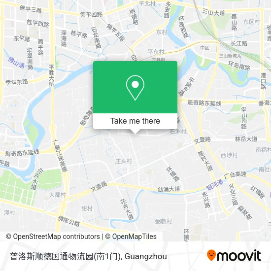 普洛斯顺德国通物流园(南1门) map