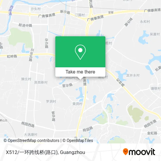 X512/一环跨线桥(路口) map