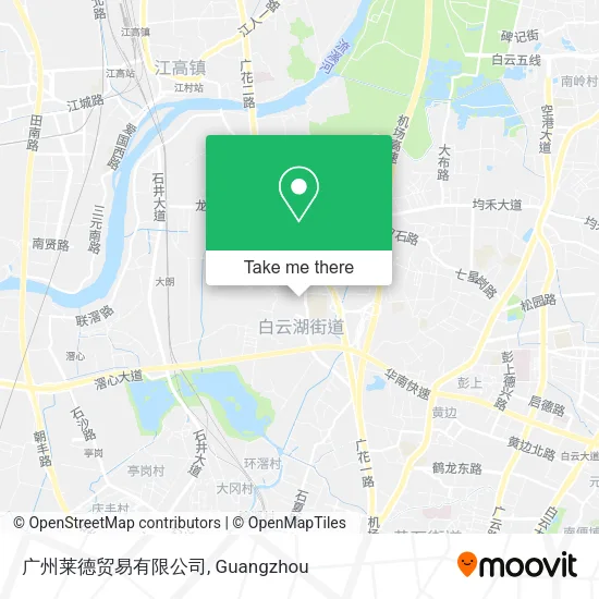 广州莱德贸易有限公司 map