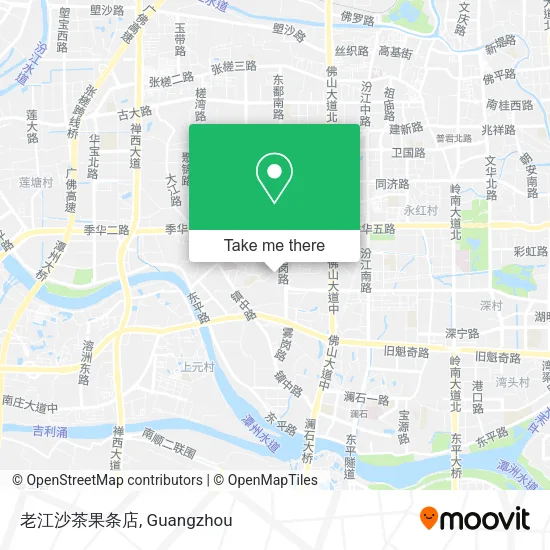 老江沙茶果条店 map